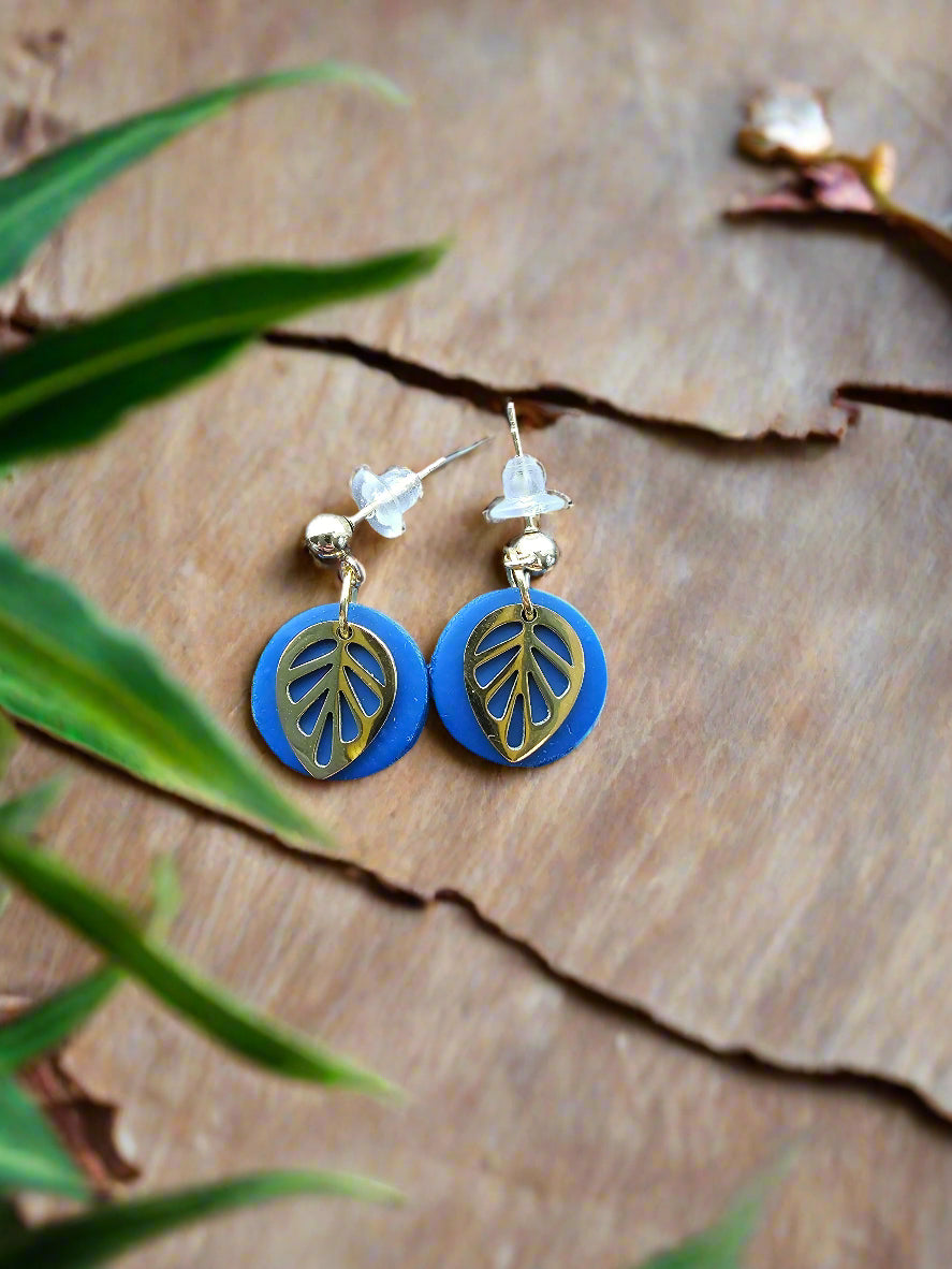 Circle Leaf Earring